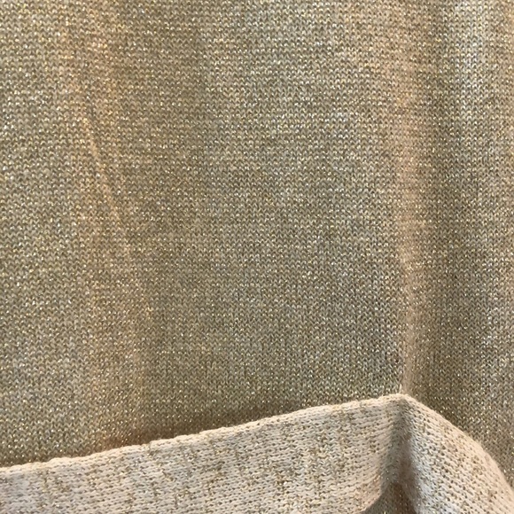 Mia Joy, Joyfolie, tan shimmer sweater, long. - Picture 5 of 5